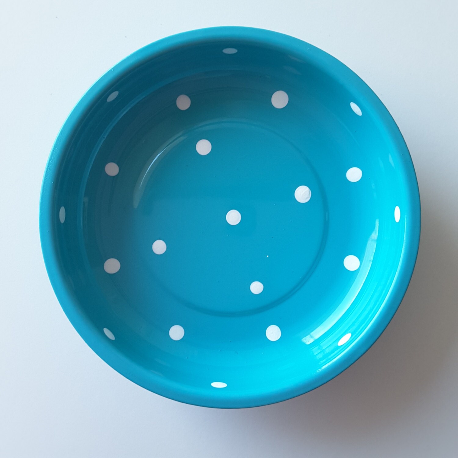 Turquoise Pin bowl 4 sewing accessories.