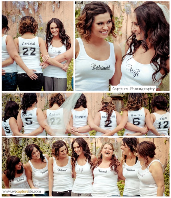 bridal party tanks