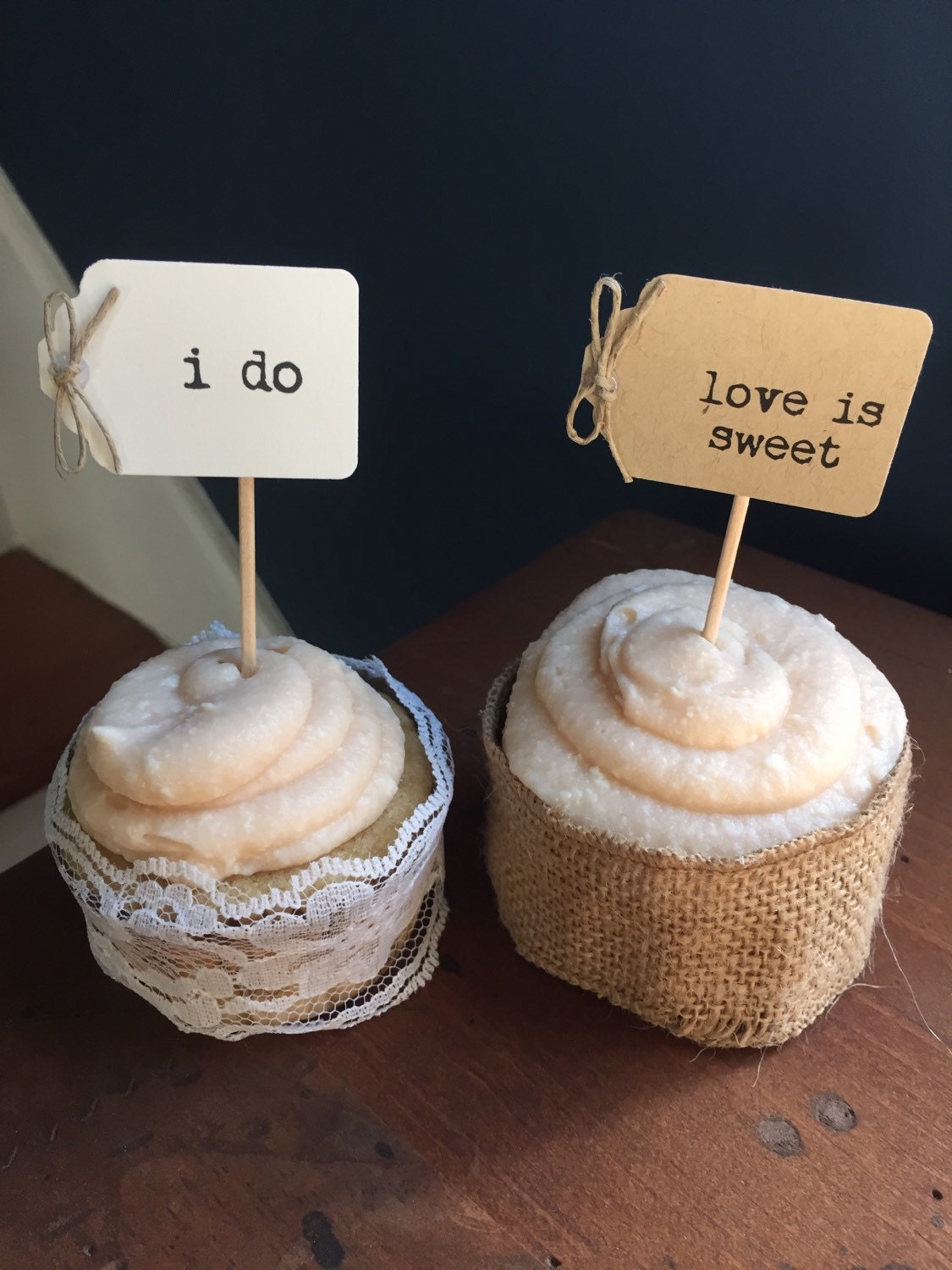 Burlap Cupcake Wrapper 12 Rustic Cupcake Wrapper Rustic