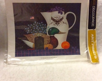 Patricia Nimrocks vintage Art Print Decoupage transfer Charles Wysocki