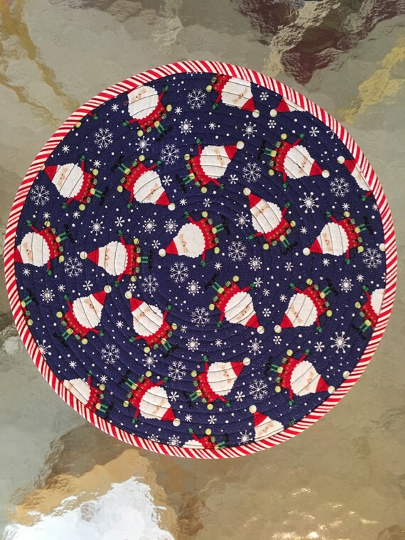 Colorful Round Christmas Placemats