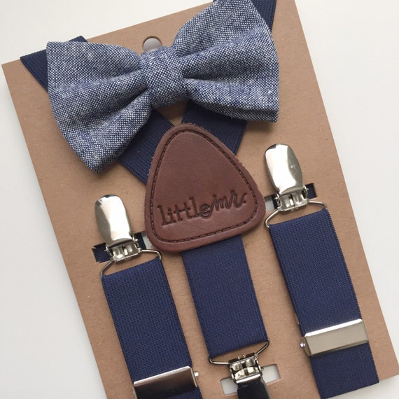 Baby Bow Tie and Suspenders Toddler Bow Tie and Suspenders