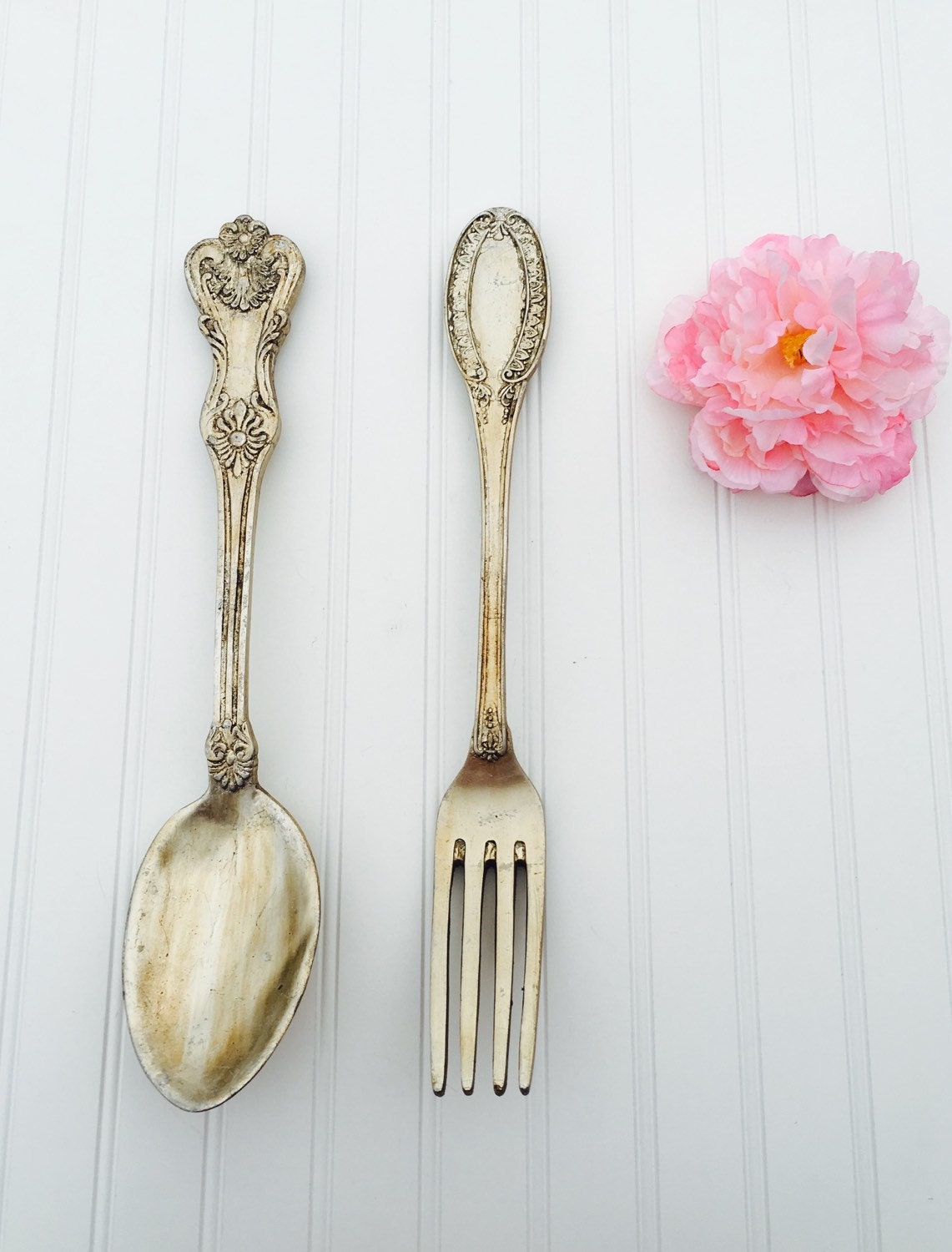 Large Spoon and Fork Kitchen Decor Kitchen Wall Decor