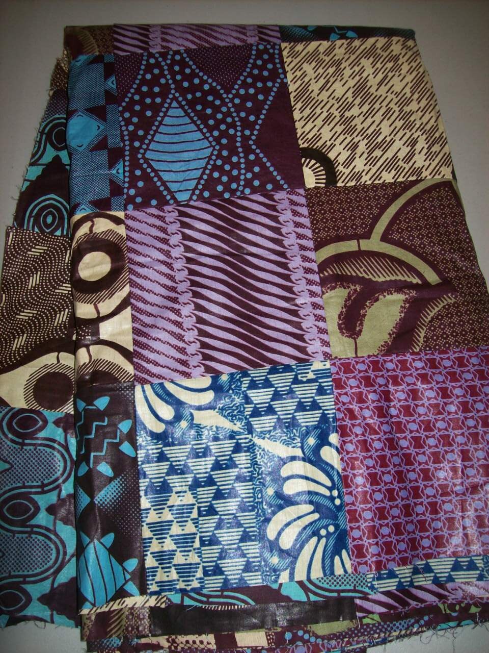 African Patchwork fabric per yard Perfect for Quilting/African