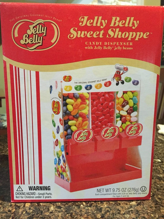3 Compartment Jelly Belly Sweet Shoppe Dispenser