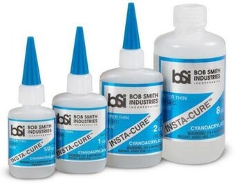 Bob Smith Industries CA Glue Insta-ure Super Thin - 1/2 oz, 1 oz, 2 oz, 8 oz