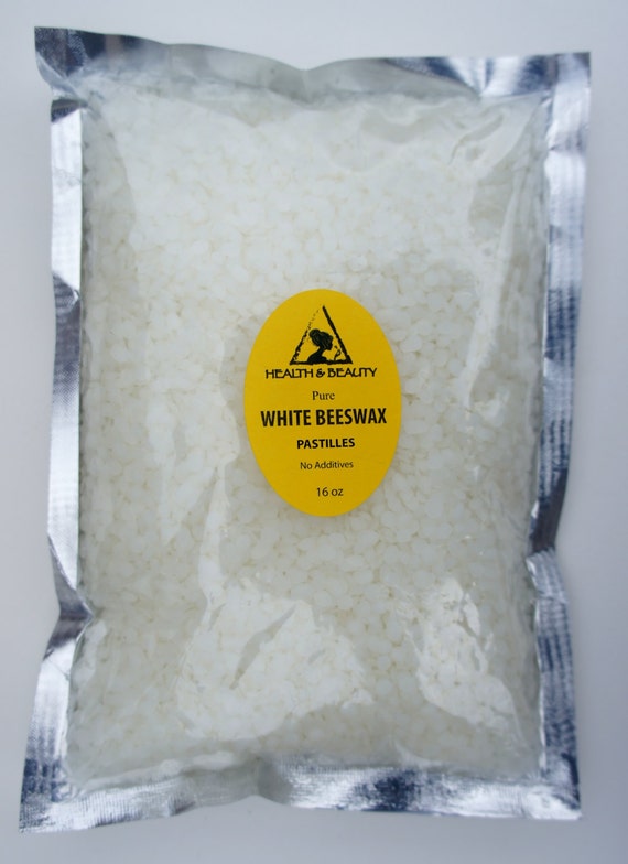 16 oz 1 Lb WHITE BEESWAX Bees WAX Organic by HBOilsCenter on Etsy