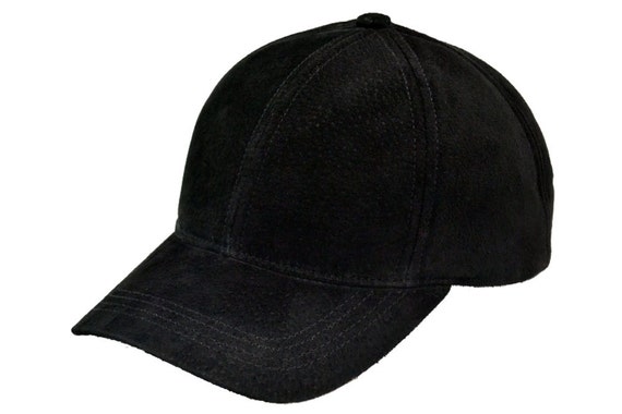 Suede Leather Baseball Cap Made in USA Various by EmstateHats