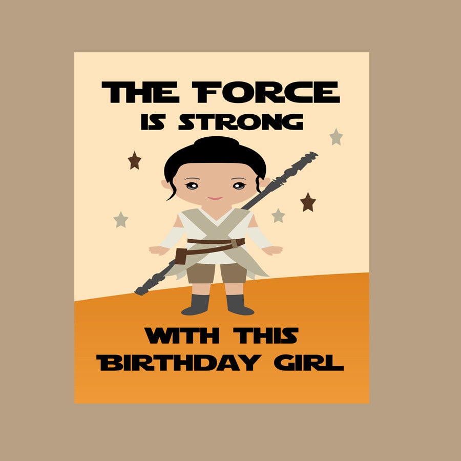 Free Star Wars Birthday Party Card 112