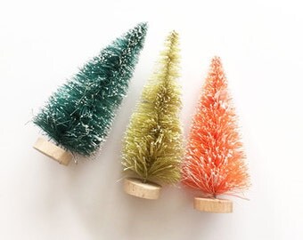 SALE! 4" Bottle Brush Trees from Fancy Pants - 3 Quantity (Item #2733)