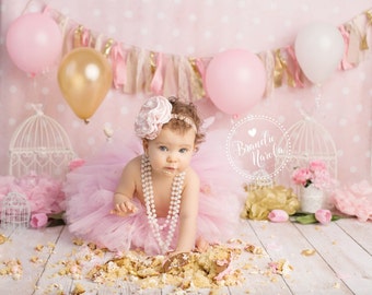cake smash outfit, girls first birthday outfit, cake smash, outfit girl, cake smash props, first birthday, birthday tutu, pink tutu,