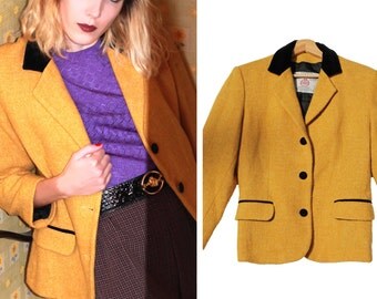 Veste suédine femme de style vintage à col rabattu • Ma veste