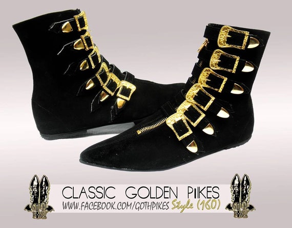 goth pikes winklepicker shoes