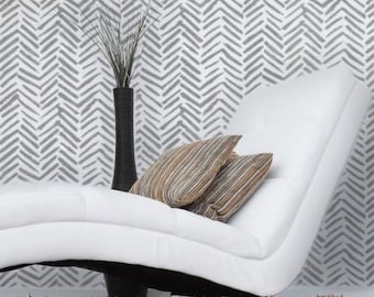 CHEROKE Wall Furniture Craft Stencil - Tribal Herringbone Stencil - CH003