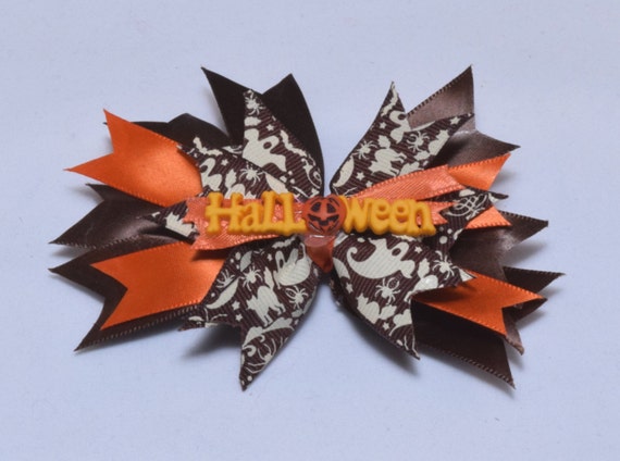 Halloween/Pumpkin Hair Bow