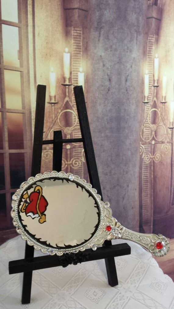 Descendants logo hand mirror Hand painted mirror cartoon