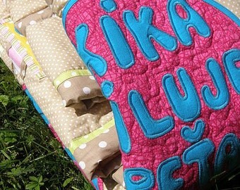 King size quilt - Love the colours...and life No.2