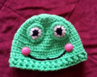 frog with hat plush