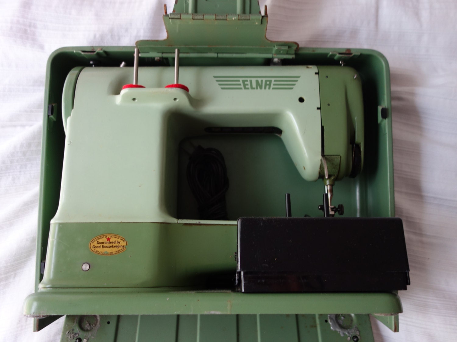 Elna Mint Green Vintage Sewing Machine