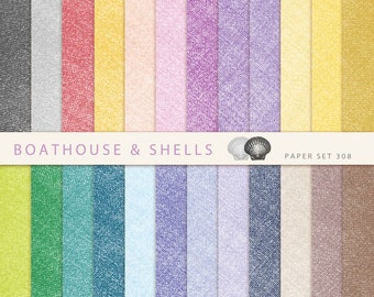 DENIM PAPER, denim textured Paper, background paper, Scrapbook digital paper pack, printable, instant download - 24 papers - 308