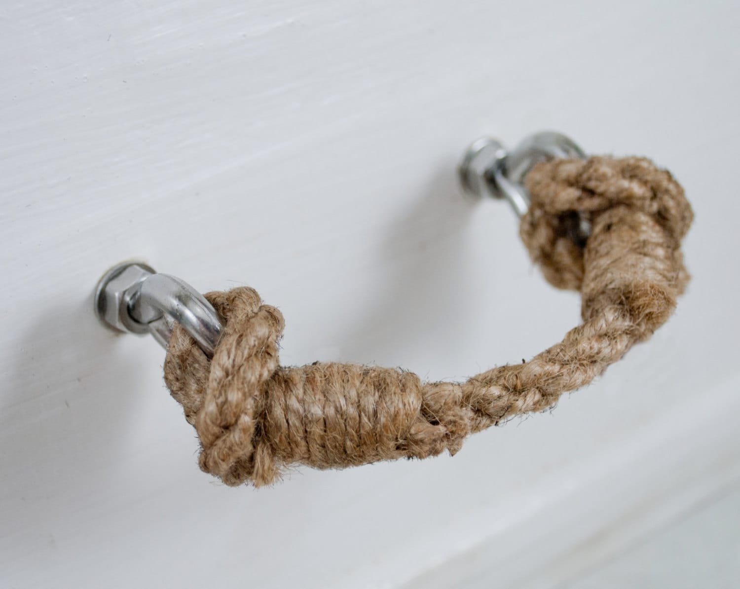 Rope Handle Drawer Pulls Simple Rustic Shabby Chic