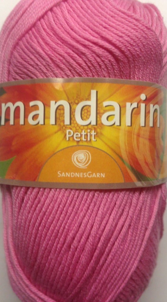 Sandnes Garn Mandarin Petit 100 cotton fingering weight yarn