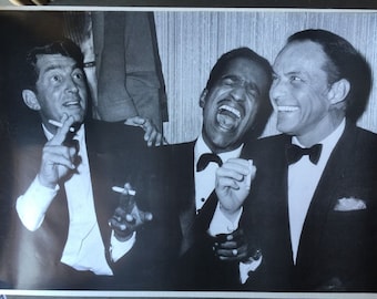 The Rat Pack Live At Carnegie Hall 24 X 33 inches Frank Sinatra Dean Martin Sammy Davis Jr