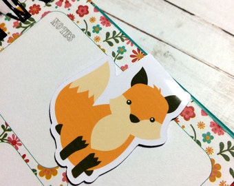 One Magnetic Bookmark/Page Marker. Fox Friends - Sitting Fox