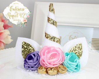 Unicorn Headband - Unicorn Horn Headband - Unicorn Party - Unicorn Inspired - Unicorn Birthday - Princess Birthday -Fantasy Unicorn-Unicorn