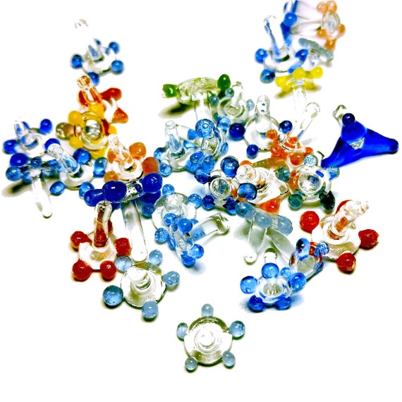 Glass Screens For Pipes Daisy / Flower Style 100pc w/ Mini