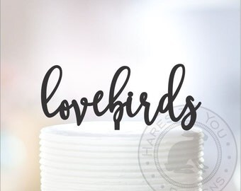 Lovebirds Wedding Cake Topper 12-229