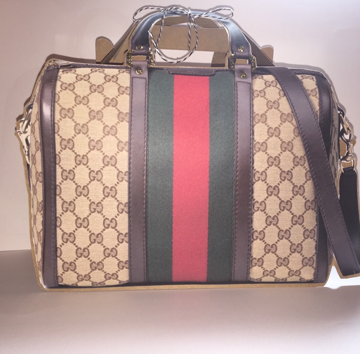 vintage gucci box bag