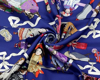 HERMES SCARF Silk Paddock by Jean-Louis Clerc Vintage by EXANYC  