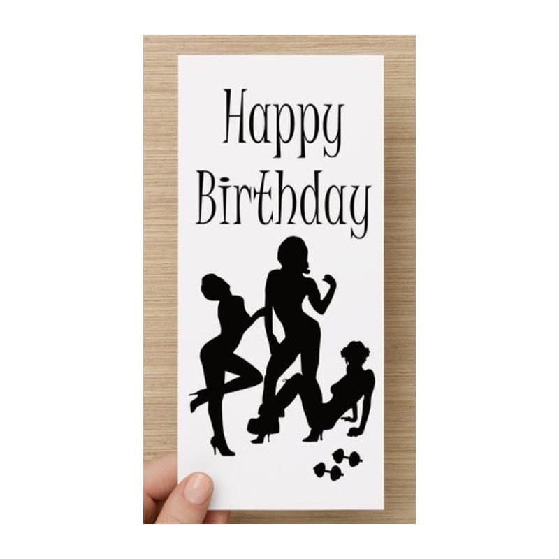 Lesbian Girls Happy Birthday Greeting Card For Gay Women Same