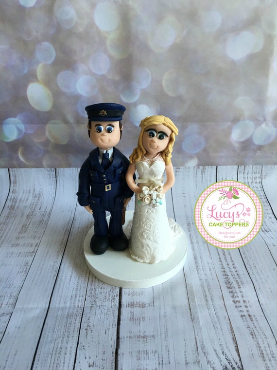 Military Wedding Cake Topper Fully Personalised A By Lucystoppers 