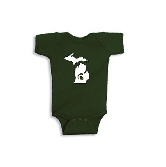 MSU Spartan Baby Bodysuit