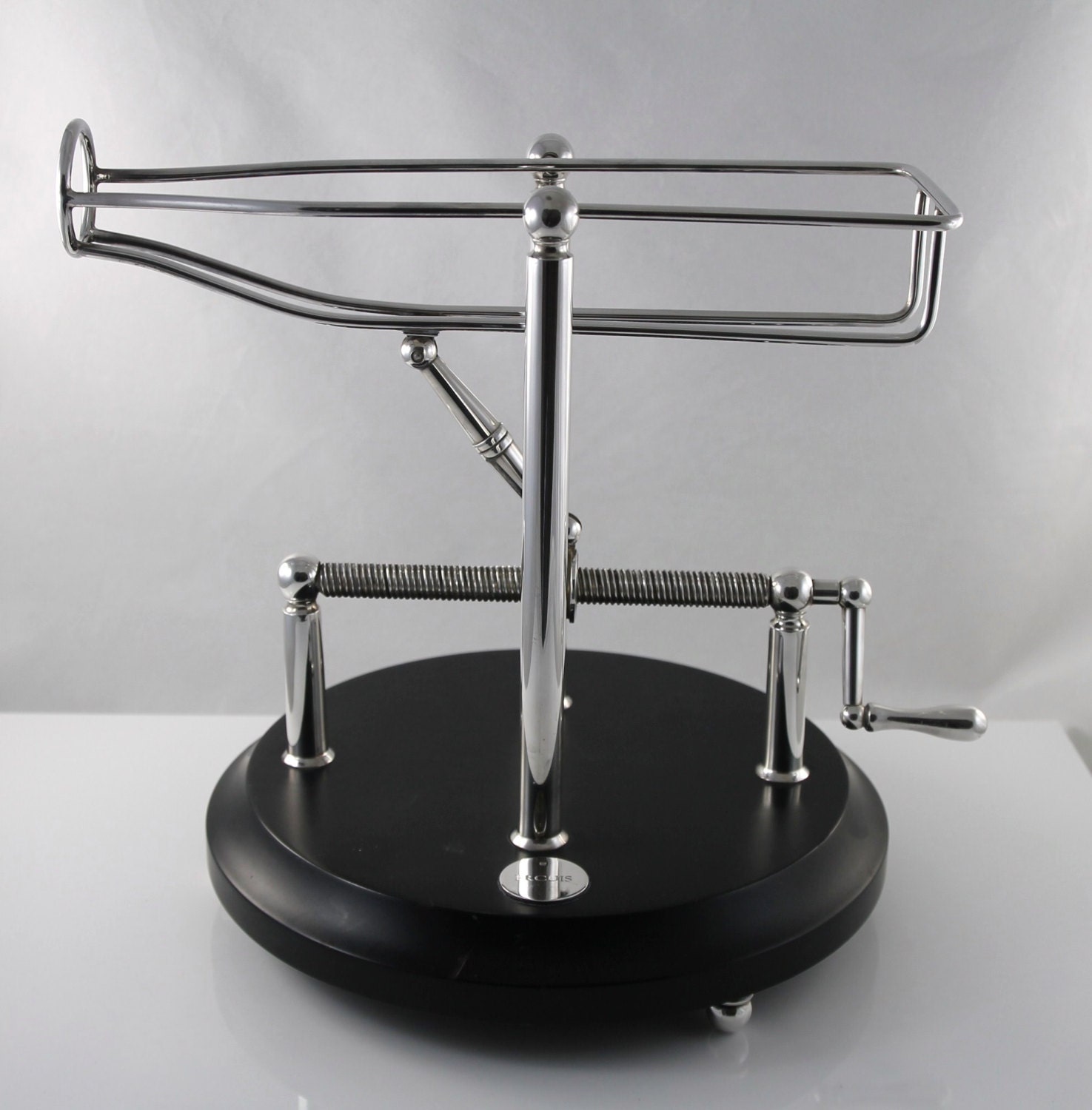 Ercuis silverplated mechanical decanting cradle