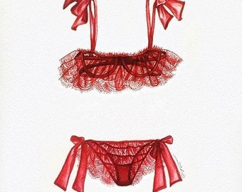 I.D. Sarrieri Lingerie Illustration