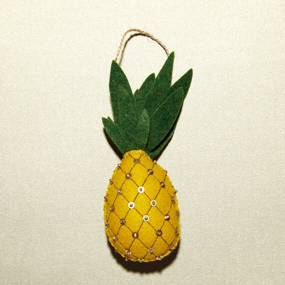 Felt Pineapple Ornament