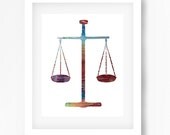 Scales of justice, Scales of justice Print, Justice Art, Justice Painting, Justice Wall Decor, Colorful deco, Nursery Deco, Digital Download Scales of justice, Scales of justice Print, Justice Art, Justice Painting, Justice Wall Decor, Colorful deco, Nursery Deco, Digital Download