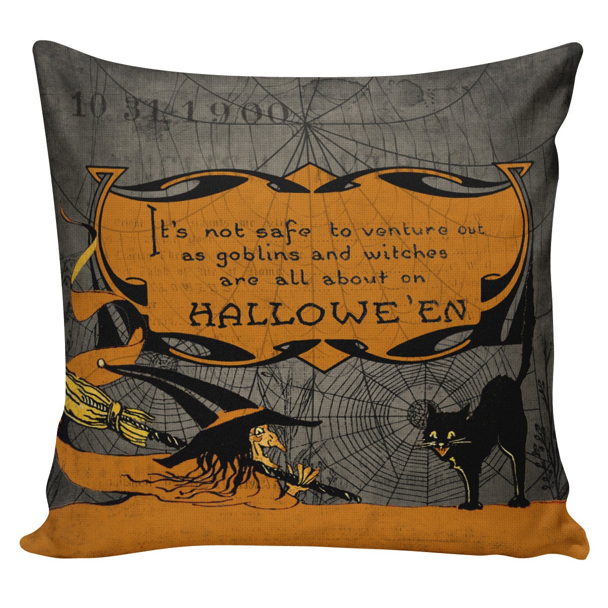 halloween throw pillows