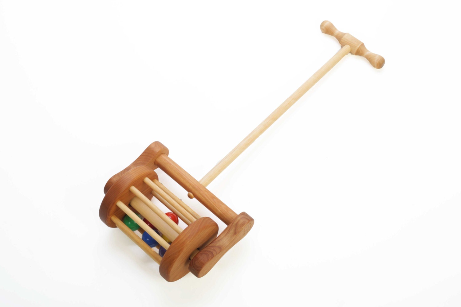 Wooden Lawnmower Push Toy Toddler Gift