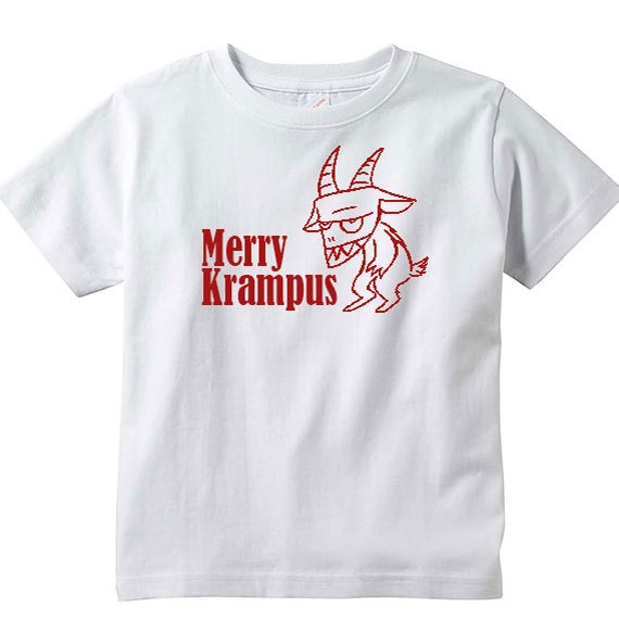 merry krampus t shirt