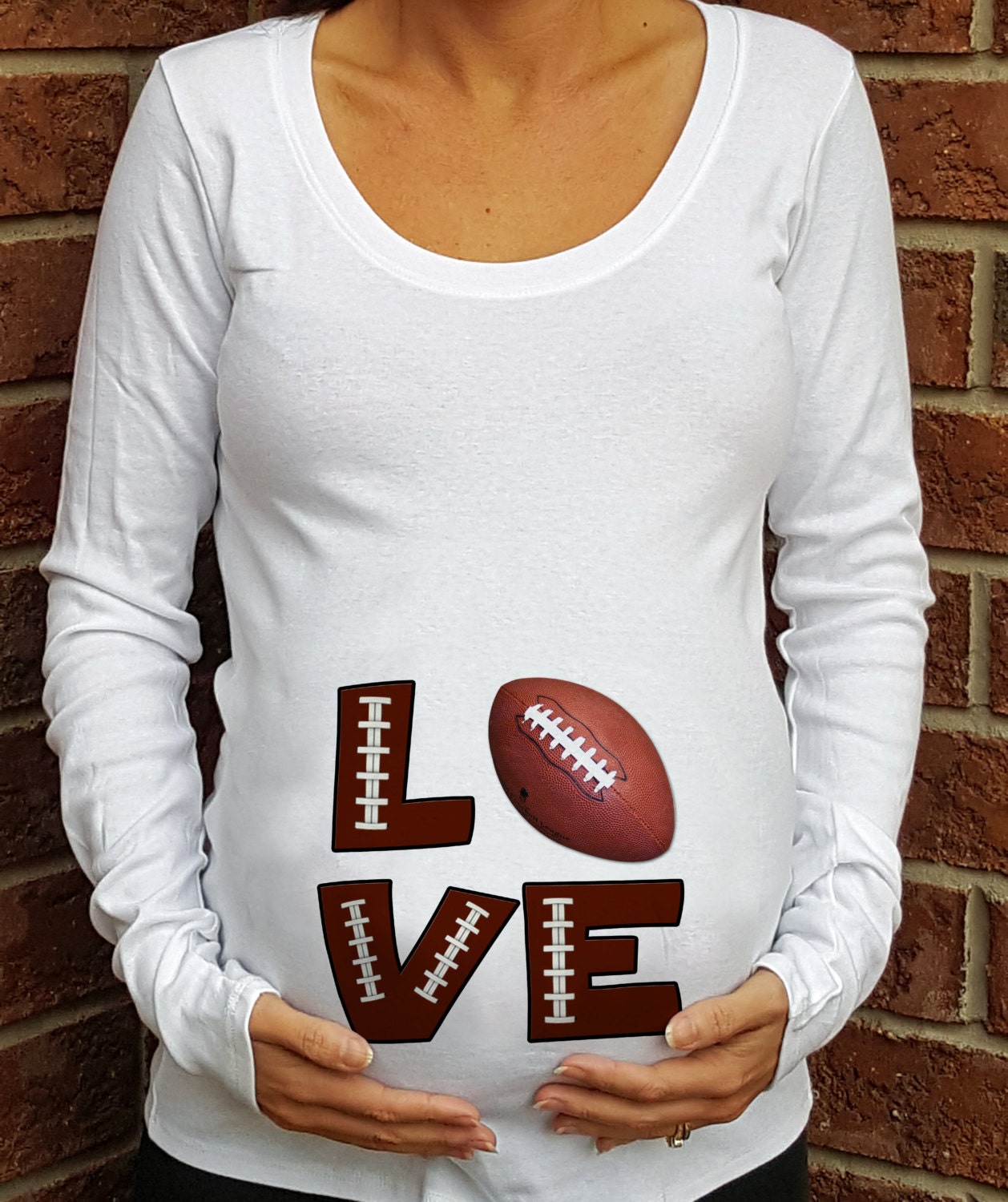 football pregnancy shirt