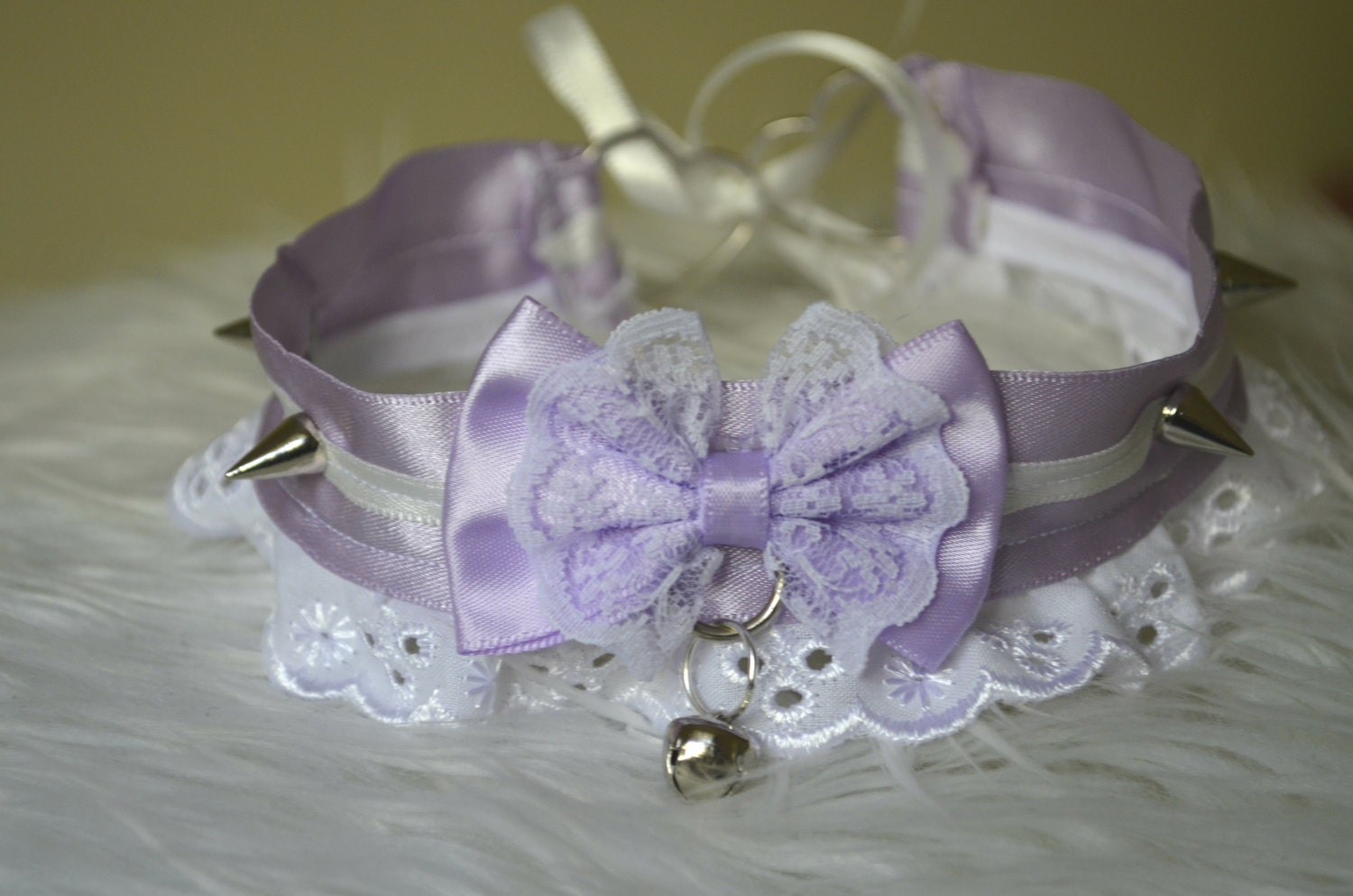 Kawaii Pastel Lolita Collar Purple by LilKittenCreations on Etsy