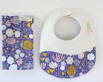 Organic baby bib, baby bib, burp cloth set, organic baby clothes, bib set, organic baby, organic baby clothing, baby bibs,baby bib set
