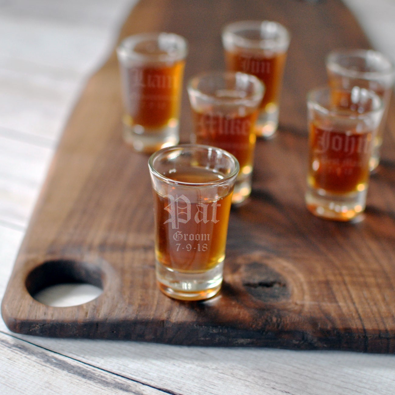 Groomsmen Engraved Shot Glasses Set Of 5 Groomsmen Shot 