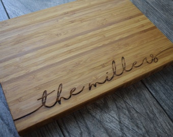 Personalized Cutting Board, Engagement Gift, Wedding Gift, Bridal Party Gifts, Wedding Present, Unique Engagement Gift, Gift for the Couple
