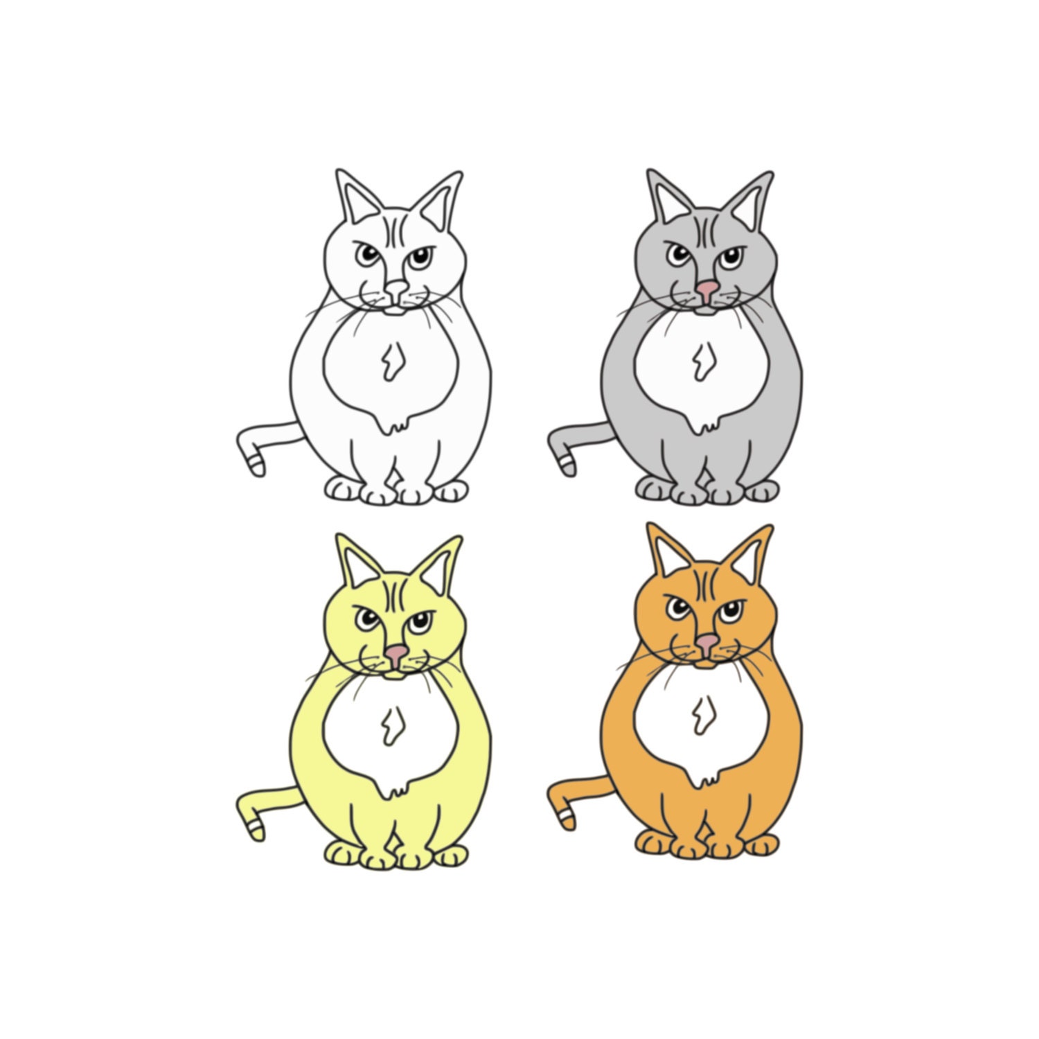 Cat Clip Art Sitting Cat Clip Art Clip Art Cats Clipart