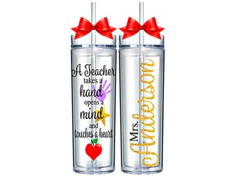 Personalized Teacher Gift, Teacher Cup, Teacher Gift Ideas, Teacher Appreciation Week Gifts, Personalized Teacher Appreciation Gift for Her